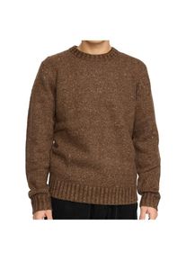 Revolution Crewneck Knit Sweatshirt Pullover Herren Alltag (Gr S |braun)