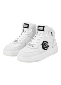 Philipp Plein Low-Top Sneaker - Hightop-Sneaker Predator - Gr. 39 (EU) - in Wei&szlig; - f&uuml;r Damen