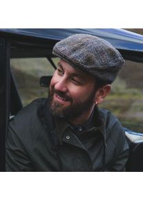 LANDS' END Harris Tweed Schieberm&uuml;tze, Herren,  Braun, Wolle, by Lands' End