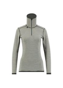 Ulvang Comfort 200 Turtle Neck w/ Zip Merinounterwäsche Damen (Gr S |grau)