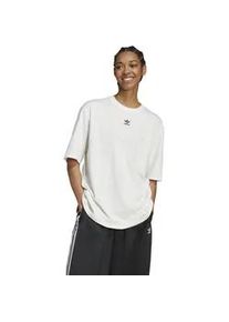 T-Shirt Adidas ORIGINALS "ESS BOYFR TEE", Damen, Gr. XL, wei&szlig;, Obermaterial: 100% Baumwolle, normal, Rundhals, Shirts T-Shirt, sportlicher Stil, Kurzarm, aus Baumwolljersey