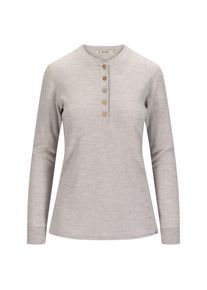 Aclima Warmwool Granddad Shirt Merinopullover Women (Größe XS |grau)