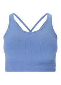 ENDURANCE ATHLECIA ATHLECIA Aideny Seamless Rib Bra Sport-BH Damen Yoga (Gr L/XL |blau)