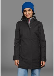 Polarino sheego Gro&szlig;e Gr&ouml;&szlig;en Funktionsmantel, schwarz, Gr&ouml;&szlig;e 46 - Damen