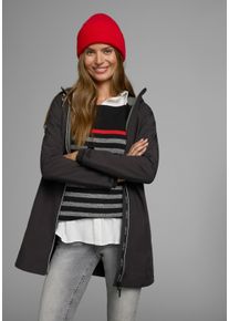 Polarino sheego Große Größen Softshellmantel, schwarz, Größe 44 - Damen