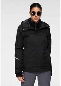Polarino sheego Große Größen Regenjacke, schwarz, Größe 48 - Damen