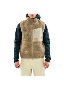 The Mountain Studio Soft Wool Pile Vest Fleeceweste Herren (Gr XL |beige)