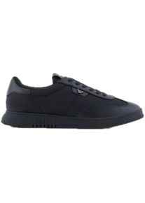 Emporio Armani Low-Top Sneaker - Basic Nylon Sneaker Black - Gr. 43 (EU) - in Schwarz - f&uuml;r Damen