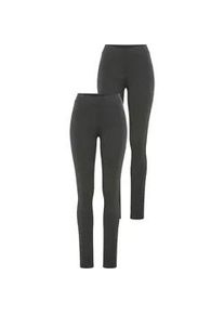 Leggings YSABEL MORA, Damen, Gr. M, N-Gr, anthrazit, Single Jersey, Obermaterial: 95% Baumwolle, 5% Elasthan, eng lang, Hosen Leggings