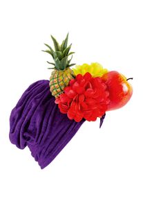 buttinette M&uuml;tze "Fr&uuml;chte", lila/bunt