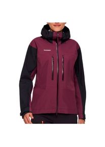 Mammut Taiss Hardshell Hooded Jacket Regenjacke Women (Gr S |rot |wasserdicht)