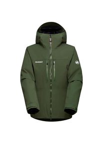 Mammut Stoney Hardshell Thermo Hooded Jacket Skijacke Herren (Gr L |oliv |wasserdicht)