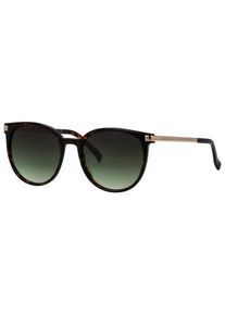 Marc O'Polo MARC O'POLO Damen Sonnenbrille "506216"dunkelhavanna, casual, Brillen, Form Panto, Logoschriftzug auf Bügel und Glas, Polyamid UV 400