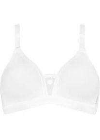 Sport-BH triaction by Triumph "Triaction Trophy N", Damen, Gr. 85, Cup B, wei&szlig;, Single Jersey, Obermaterial: 53% Polyamid, 24% Baumwolle, 22% Elasthan (LYCRA), 1% Viskose, unifarben, BHs Sport-BH, atmungsaktiv und hoher Support