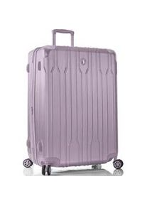 Hartschalen-Trolley Heys "Xtrak, in verschiedenen Farben und Gr&ouml;&szlig;en", Gr. B/H/T: 53cm x 76cm x 30cm 127 l, lila (lavender), Polycarbonat-Verbundwerkstoff, festlich, Koffer, Heys x Joachim Llambi Handgep&auml;ck-Koffer TSA Schloss Volumenerweiterung