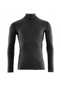 Langarm Unterhemde Aclima WW Mock Neck Herren (Gr M |schwarz)