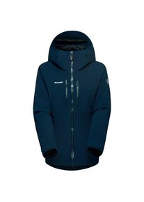 Mammut Stoney Hardshell Thermo Hooded Jacket Skijacke Damen (Gr M |blau |wasserdicht)