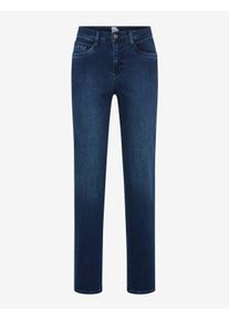 Brax Damen Five-Pocket-Hose Style CAROLA USED REGULAR BLUE, denim blau, Gr. 52L