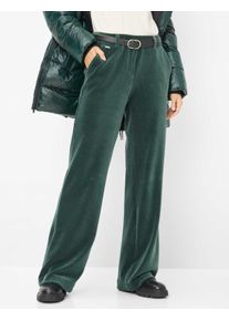 Brax Damen Cordhose Style MAINE MIDNIGHT FOREST, dunkelgrün, Gr. 34K