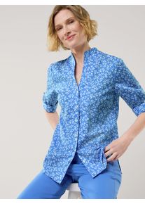 Walbusch Extraglatt-Bluse Kelchkragen