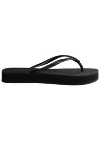 Havaianas Slim Flatform Sandalen Damen (Gr 33/34 |schwarz)