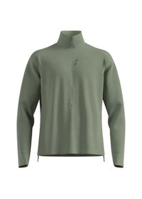 Odlo Mid Layer 1/2 Zip Grid Fleece Fleecejacke Men (Gr M |oliv)