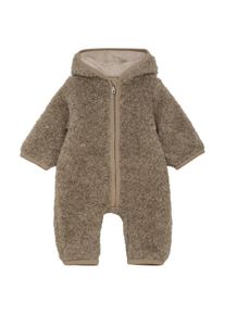Huttelihut Pram Suit Wool Teddy with Lining Overall Kinder (Gr 86 |braun)