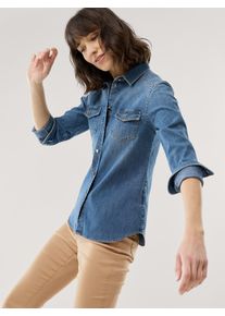 Walbusch Power Stretch Jeansbluse