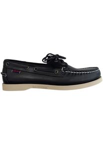 Sebago Loafer - chaussures bateau en cuir a lacets - Gr. US_8_5 - in Blau - f&uuml;r Damen