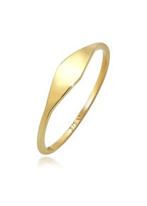 Elli Ringe - Ring Marquise Form Elegant Statement 375 Gelbgold - Gr. 52 MM - in Gold - f&uuml;r Damen