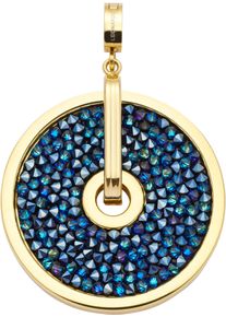 Leonardo Damen Charm-Einhänger "Anhänger Blanca Clip & Mix, 024371"gelbgoldfarben, dunkelblau, schwarz, dunkelblau, schwarz, Edelstahl, Charms, mit