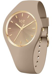 Ice Watch ICE-WATCH Damen Quarzuhr "ICE sunset - M40 - 3H"taupe, Armbanduhren, Armbanduhr, Damenuhr, Silikonarmband, Wasserdicht bis 10 bar, analog