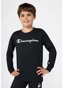 Champion Kinder T-Shirt "BASICS Long Sleeve Shirt Large Logo"nbk, ns, sportlich, Gr. M, Obermaterial: 100% Baumwolle, Shirts