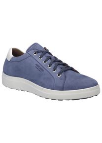 Josef Seibel Herren Sneaker "Maddox 05", Gr. 45shark, kombi, Leder, casual, Schuhe, Businessschuh, Schnürschuh, Komfortschuh in weiter Form
