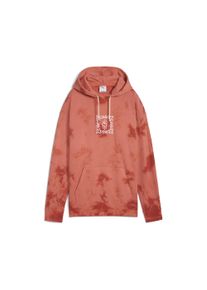 Puma Damen Hoodie "WARDROBE ESS FLORAL PACK Kurzer figurbetonter Hoodie mit"rot fire, Gr. XS, Obermaterial: 100% Baumwolle; Kapuzenfutter: 100%