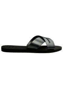 Sandalen Havaianas Aqua Metallic Damen (Gr 35/36 |schwarz)