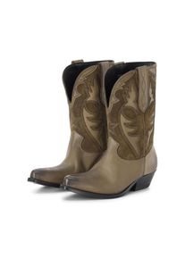 Golden Goose Deluxe Brand Golden Goose Low-Top Sneaker - Cowbow-Stiefel aus Leder - Gr. 41 (EU) - in Gr&uuml;n - f&uuml;r Damen