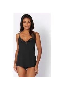 w&auml;schepur Achselhemd W&Auml;SCHEPUR, Damen, Gr. 48/50, 1 Stk., Normalgr&ouml;&szlig;en, schwarz, 50% Baumwolle, 50% Modal, V-Ausschnitt, Unterhemden