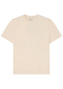 T-Shirt KnowledgeCotton Apparel Water Is Life Reg. Sing. Jersey Herren (Gr XXL |beige)