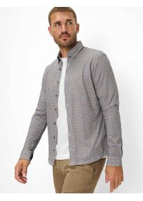 Brax Herren Hemd Style DANIEL nougat, dunkelbraun, Gr. XL