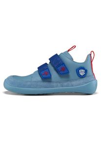 Affenzahn Barfußschuh Leder Buddy Freizeitschuhe Kinder (Gr 22 |shark /blau)