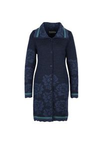 Flomax Strickmantel Mary Wolljacke Women (Gr 36/38 |blau)