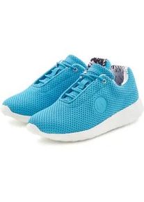 Sneaker Lascana ACTIVE "Halbschuh, Turnschuhe", Damen, Gr. 37, blau (t&uuml;rkis), Obermaterial: 100% Textilmaterial. Decksohle: 100% Textilmaterial. Futter: 100% Textilmaterial. Laufsohle: 100% Synthetik, unifarben, Basic, Schuhe Sneaker, mit atmungsaktivem Mesh-Obermaterial, herausnehmbare Innensohle, Topseller