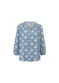 Tchibo - Tunika-Bluse mit Alloverprint - Damen - Gr. 46 - wei&szlig;/print