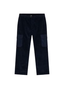 Freizeithose KnowledgeCotton Apparel Fig 8 Wales Corduroy Elastic Waist Herren (Gr 3XL |schwarz/blau)