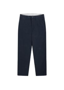 KnowledgeCotton Apparel Chuck Regular Flannel Chino Pants Freizeithose Herren (Gr 34 - Length: 34'' |blau)