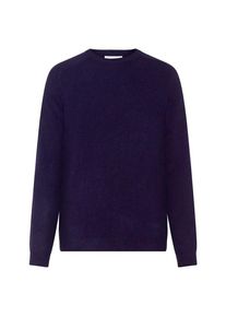 KnowledgeCotton Apparel O-Neck Wool Knit Wollpullover Men (Größe M |blau)