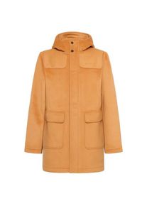 KnowledgeCotton Apparel Felted Wool Duffle Coat Wolljacke Herren (Gr L |orange)