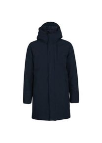 KnowledgeCotton Apparel Long Soft Shell Jacket Climate Shell Mantel Men (Gr XL |blau)