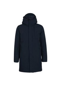 KnowledgeCotton Apparel Long Soft Shell Jacket Climate Shell Mantel Men (Gr S |blau)
